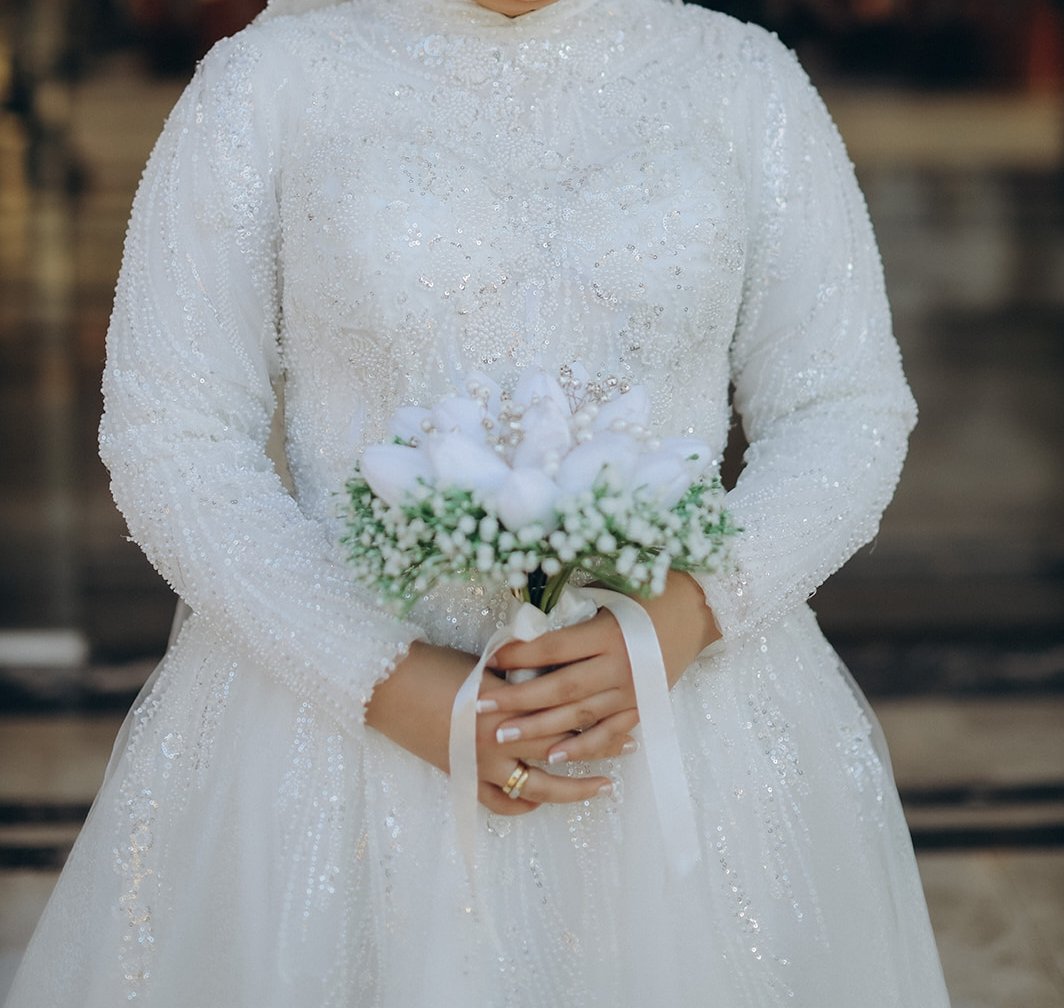 فستان زفاف استعمال مره واحده