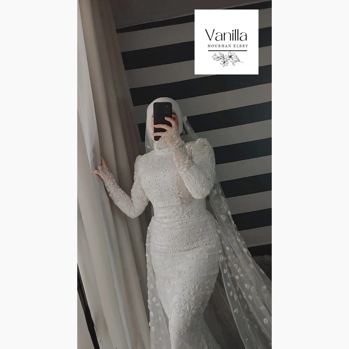 فستان زفاف أوف وايت - 3