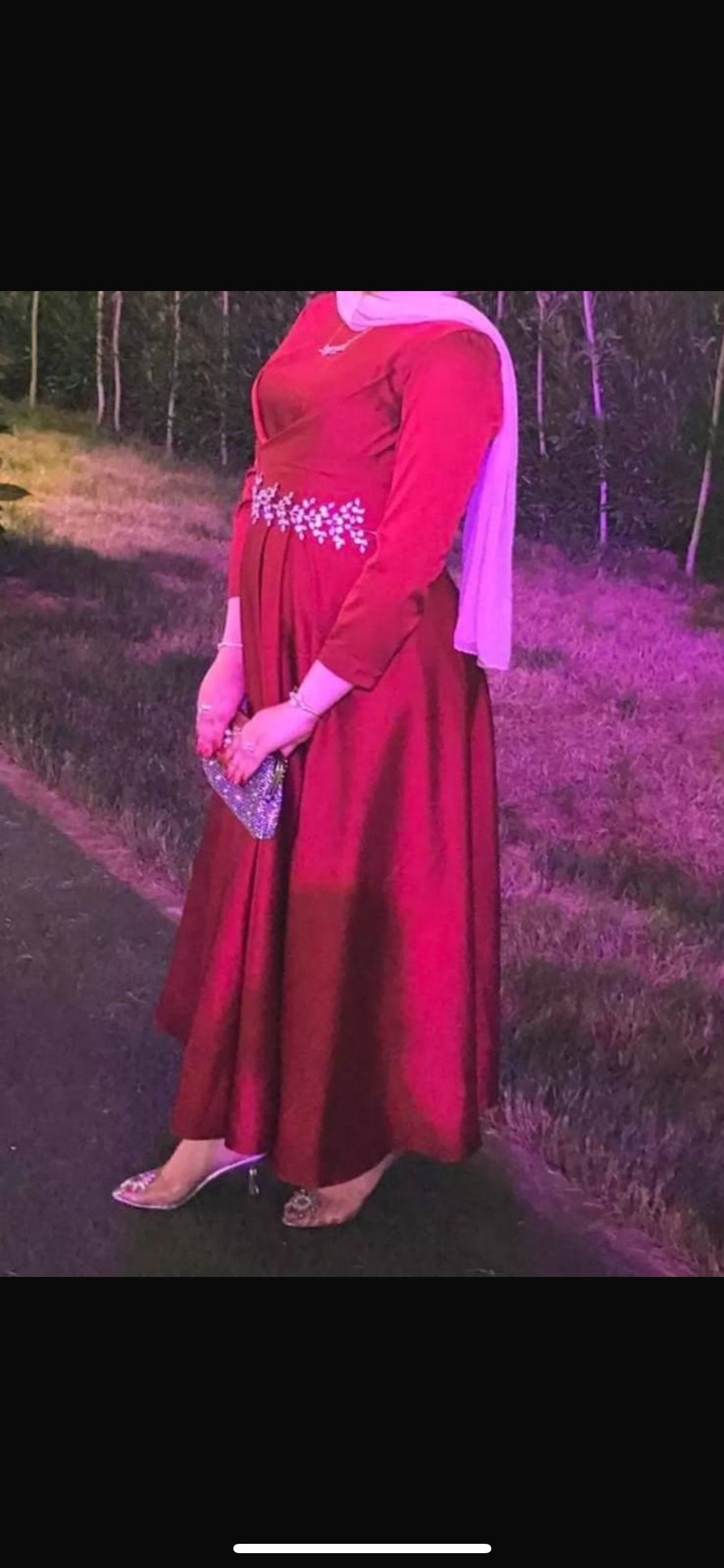 فستان سواري احمر