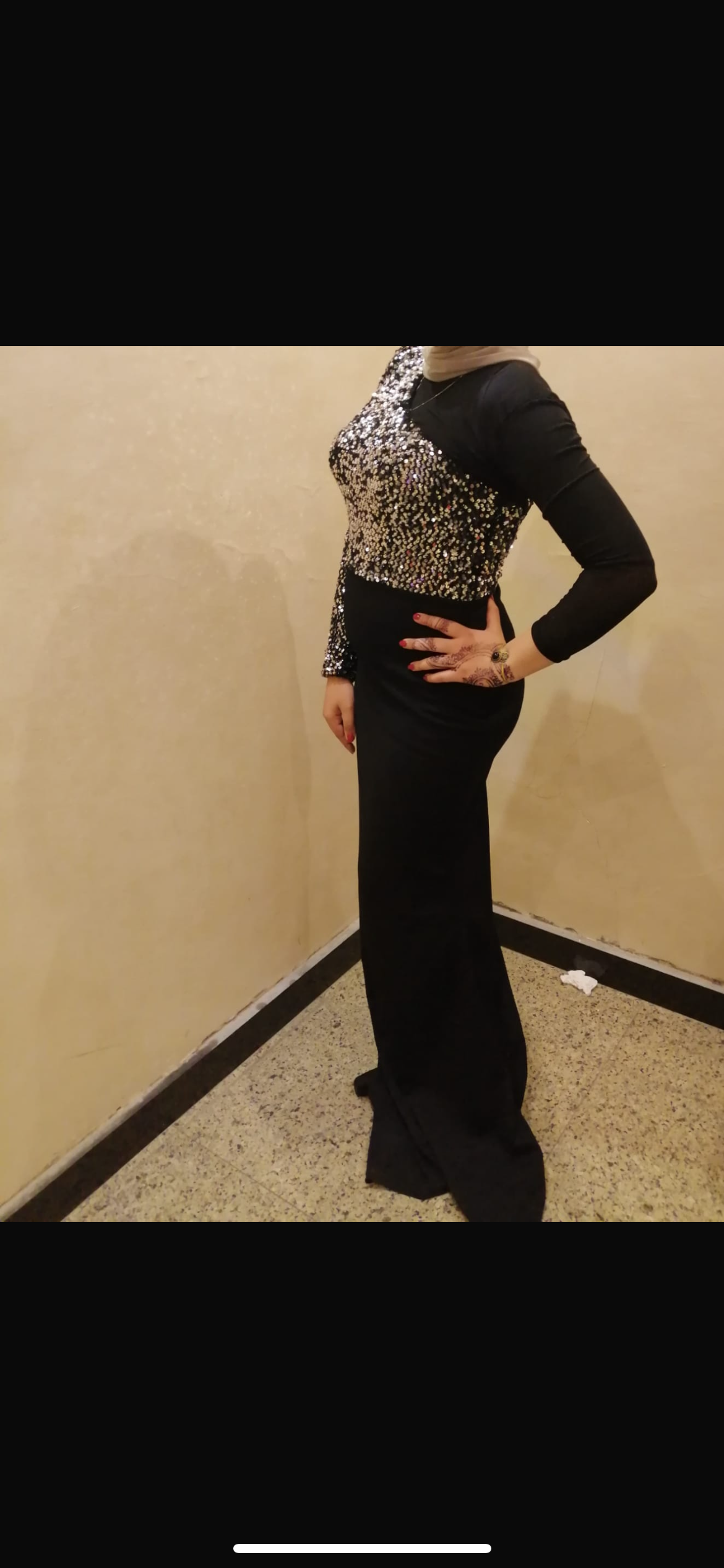 فستان سواري اسود