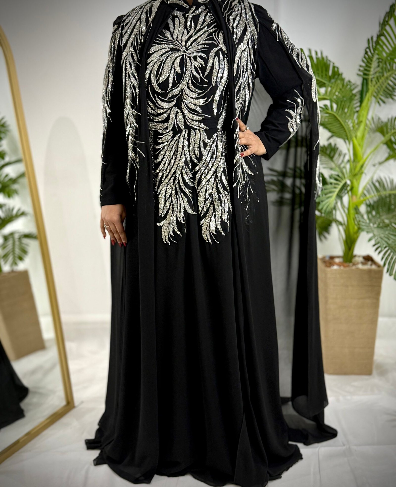 فستان لامهات بتطريز وكاب امامى - 2