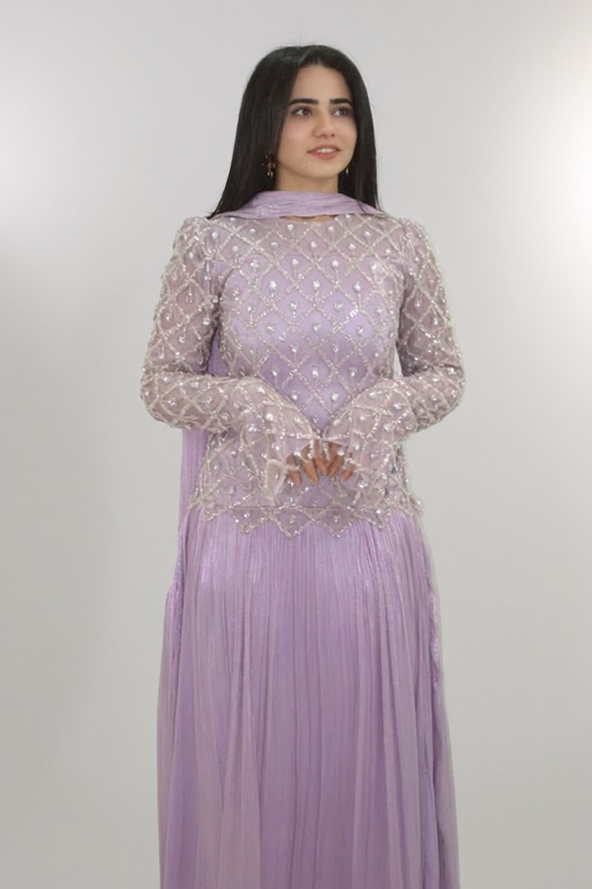 فستان لافندر هاند ميد - 3