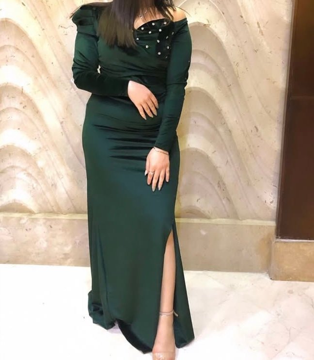 green dress - 2